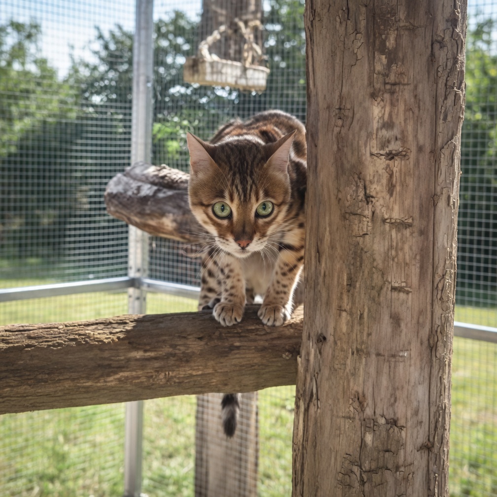 Jeune chaton Bengal